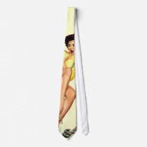 Sexy Vintage Plumber Pin Up Woman Neckties
