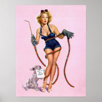 Sexy Vintage Welding Pin Up Poster Print