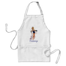 Sexy Vintage Welding Pin Up Woman Apron