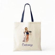 Sexy Vintage Welding Pin Up Woman Bag