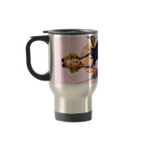 Sexy Vintage Welding Pin Up Woman Coffee Mugs