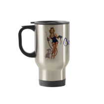 Sexy Vintage Welding Pin Up Woman Mug