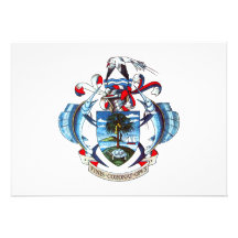 Seychelles Coat of Arms Invite