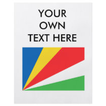 Seychelles Flag Flyer Design