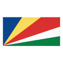 Seychelles Flag Photo Print