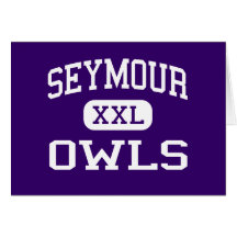 Seymour - Owls - High School - Seymour Indiana Greeting Card