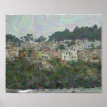 SF Sea Cliff Area Print