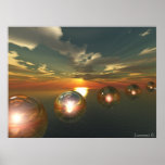 sfere luce poster