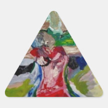 Shabach Praise Dancers Triangle Stickers
