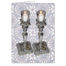 Shabbat Candles Card