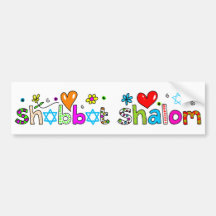 Shabbat, Shalom Autocollants Pour Voiture