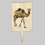 Shabby Chic Camel Cake Topper cake picks