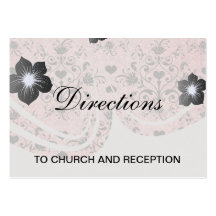 shabby chic grey heart swirl damask on grunge pink business card