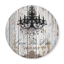 shabby chic vintage country wedding favour fridge magnet