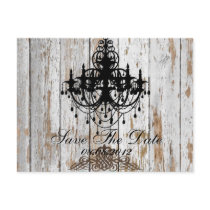 shabby chic vintage country wedding favour post card