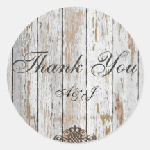 shabby chic vintage country wedding favour round stickers