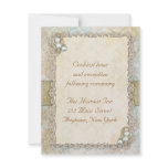Shabby Pearls Reception invitations