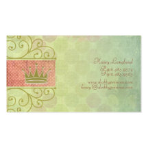 Shabby Princess Business Cards
