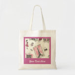 Shabby Sweet Paris Pink Tote Bag
