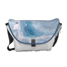 Shades of Blue Fairy Messenger Bag