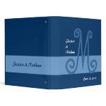 Shades of Blue Wedding Planner Monogram