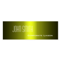 Shades of Gold Skinny Business Cards