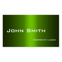 Shades of Green Standard Business Cards