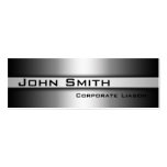 Shades of Grey Skinny Business Cards