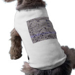 Shades of Lavender Floral Swirls Dog Clothing