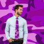 Shades of Purple Camouflage Necktie