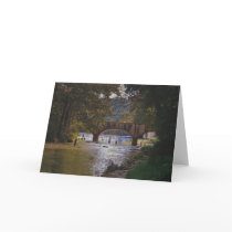 Shades of Summer Green Notecard