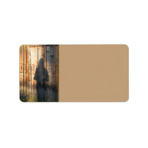 Shadow Being Personalized Address Label