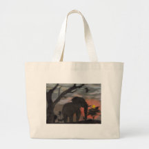 Shadow Elephant Bag