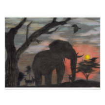Shadow Elephant Custom Invites