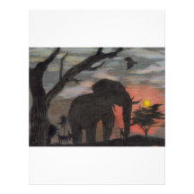 Shadow Elephant Custom Letterhead
