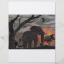 Shadow Elephant Flyer Design