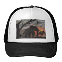 Shadow Elephant Mesh Hats