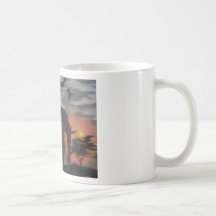 Shadow Elephant Mugs
