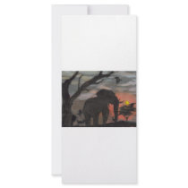 Shadow Elephant Rack Card Template