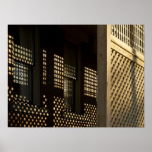 Shadow Grid Posters