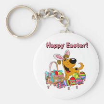 Shadow has Easter Bunny Ears! Keychain