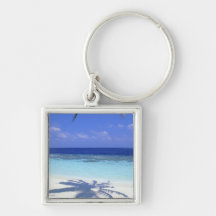 Shadow of Palm Tree Keychain
