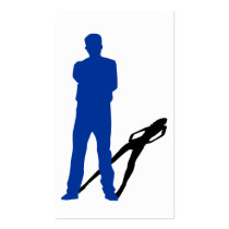 shadow silhouettes business card templates