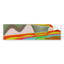 Shadow Talk - Acrylic Oriental Colour Art Bumper Stickers
