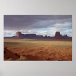 Shadows at Monument Valley Poster