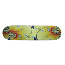 Shadows in orbit photo skate board deck