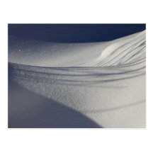 Shadows on untouched snow CC0098 Postcard