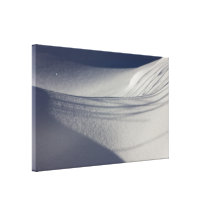 Shadows on untouched snow CC0099 Stretched Canvas Print