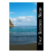Shady Beach Runaway Business Card Templates