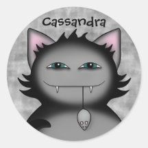 Shady kitty cat stickers